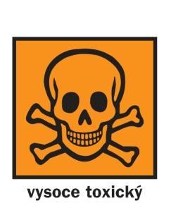 Klasifikace T+ Vysoce toxický T Toxický Xn Zdraví škodlivý Akutní toxicita Senzibilizace