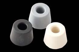 Návleky na židle šedé 39093 s vrutem, Ø30 mm 30077 Ø14 mm 30079 Ø15 mm 30091 Ø18 mm 39094 s vrutem, Ø40 mm