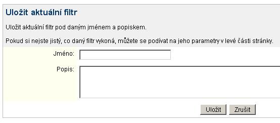 Jedná se o kritérium s názvem Textové vyhledávání a atributy Shrnutí, Popis a Komentáře.