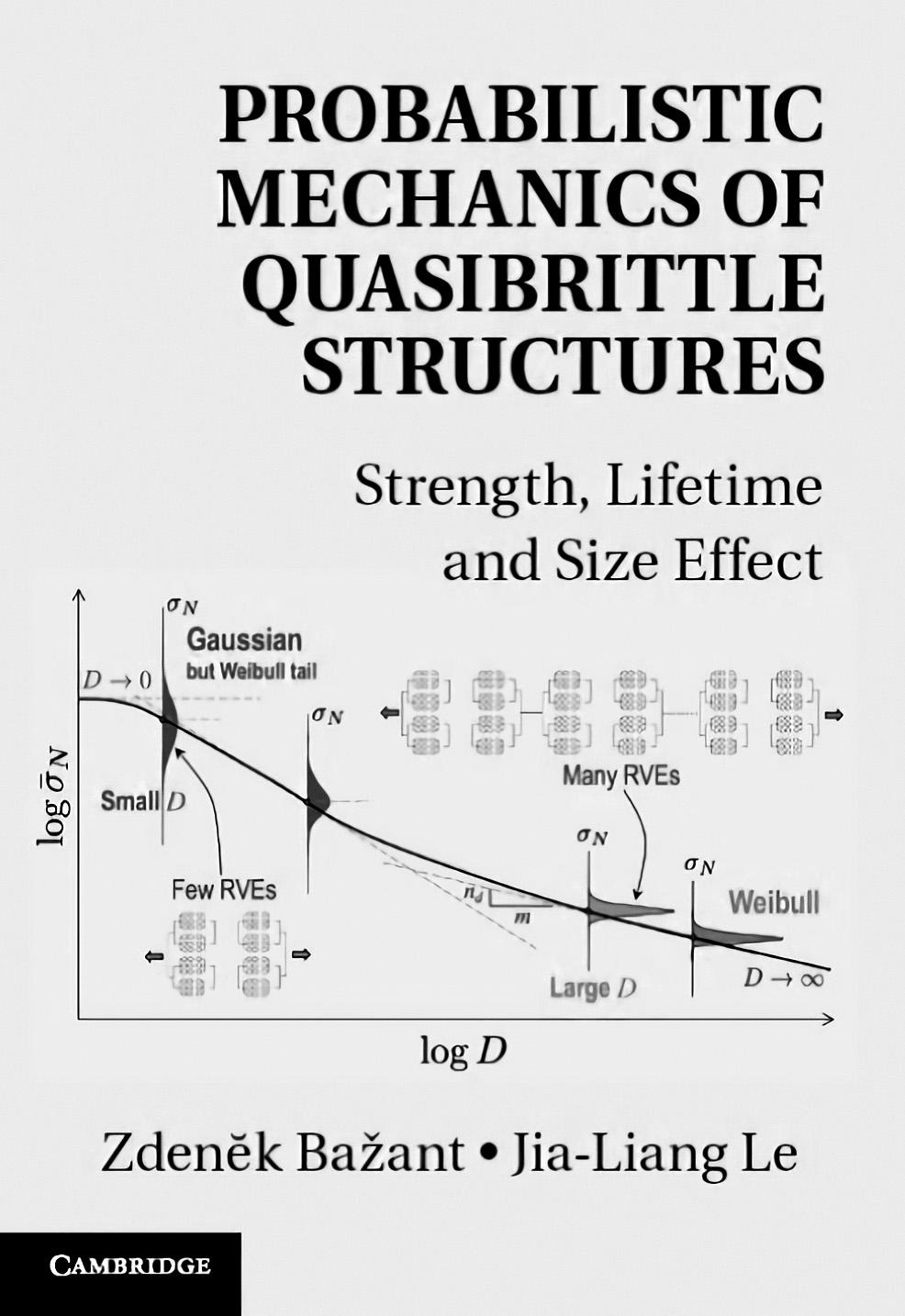 INFORMACE O NOVÉ KNIZE Information about New Publication Probabilistic Mechanics of Quasibrittle Structures: Strength, Lifetime, and Size Effect Zdeněk P.