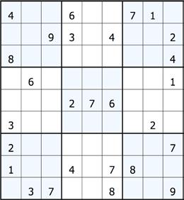 SUDOKU (obtížné) Plné znění citátu s tajenkou z minulého čísla: Jestliže v lásce vyhraje pouze jeden, pak prohráli oba.