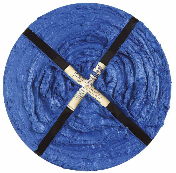 2015 Modré X Blue X kombinovaná technika na