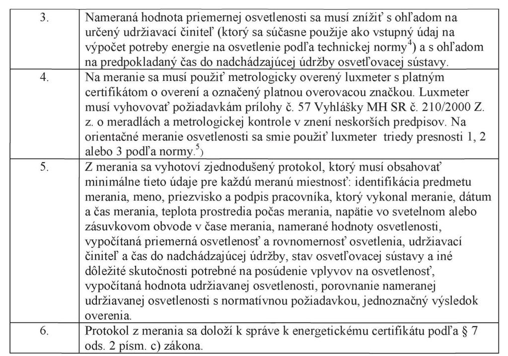 2 ) STN 36 0015 Meranie umelého osvetlenia. 3 ) STN EN 12464-1 Svetlo a osvetlenie.