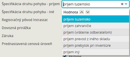 Sklady pre každú príjemku, pri výdaji sa postupuje od najstaršej položky. Nie je možné meniť túto hodnotu počas existencie skladu.