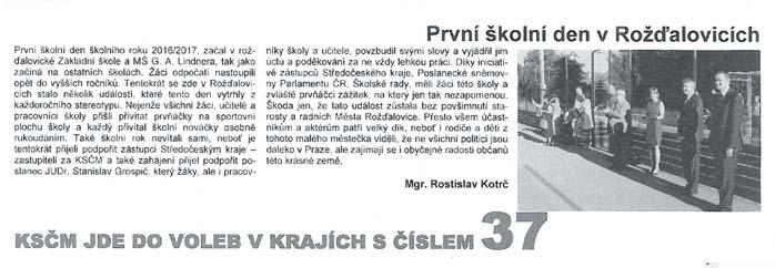 Názory Chtěl bych zažít ještě jednou znova, ať hlavní třída jmenuje se Leninova Milí čtenáři Rožďalovicka, rozhodl jsem se napsat svůj osobní názor na obsah dvou článků zveřejněných v Rožďalovicku
