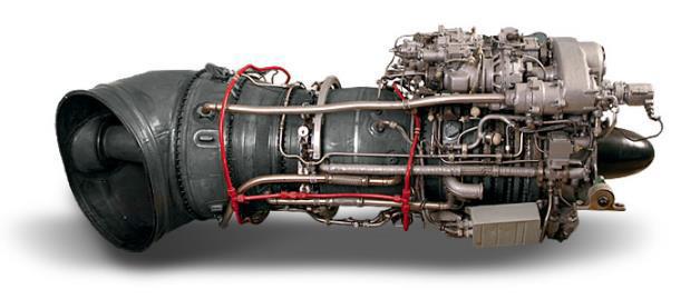 2.3 Turbohřídelový motor TV3-117 Turbohřídelový motor TV -117 (Obr. 3) byl cíleně vyvinut v roce 1972 pro vrtulník Mi-24 a Mi-. Masově v ráběn začal být od roku.