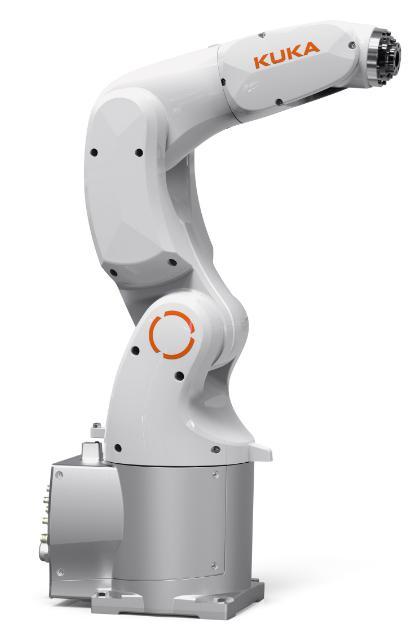 Parametry robotu jsou shrnuty v tab. 2. Obr. 3. ABB IRB120 [5] ABB IRB120 Max. nosnost 4 kg Dosah 580 mm Opakovatelnost ±0,01 mm Váha 25 kg Tab. 3. Parametry robotu ABB IRB120 [5] 2.2.3. KUKA KR3 AGILUS Robot KR3 AGILUS (obr.