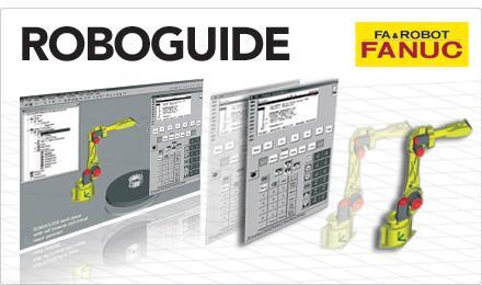 Na obr. 10. lze vidět příklad programu na programování a simulování pohybu robotů od firmy Fanuc s názvem ROBOGUIDE. 3.