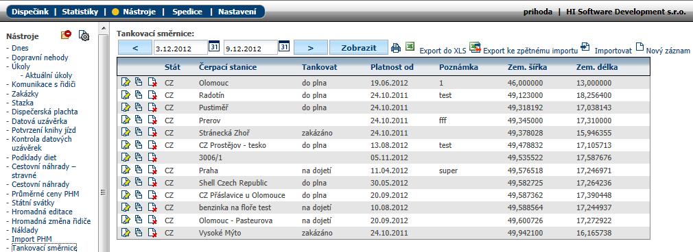 NOVINKA KAPITOLA Z WD FLEET Tankovací směrnice Tankovací směrnice slouží k efektivnějšímu čerpání pohonných hmot.