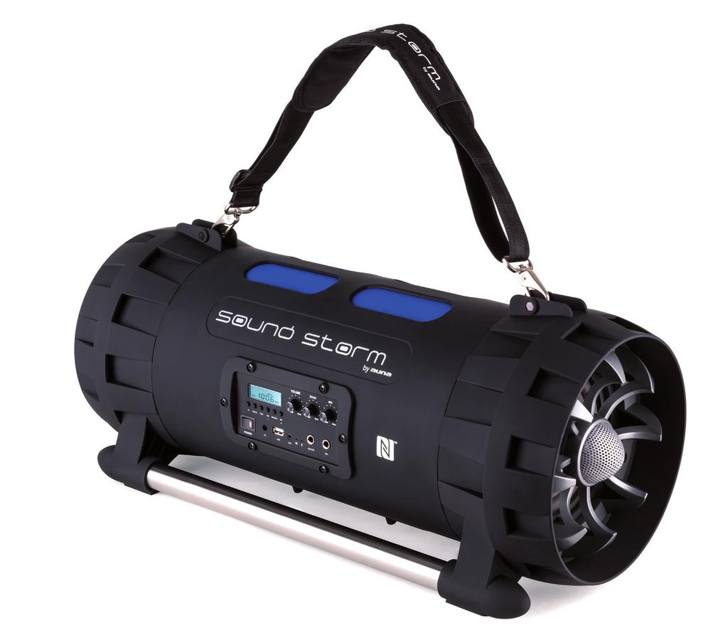 Ghettoblaster Soundstorm bluetooth, NFC, USB, akumulátor,