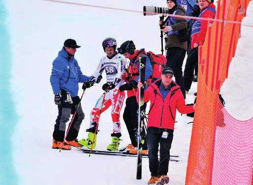 ročníku Skiinterkritéria v Říčkách nemohl chybět tradiční maskot závodů
