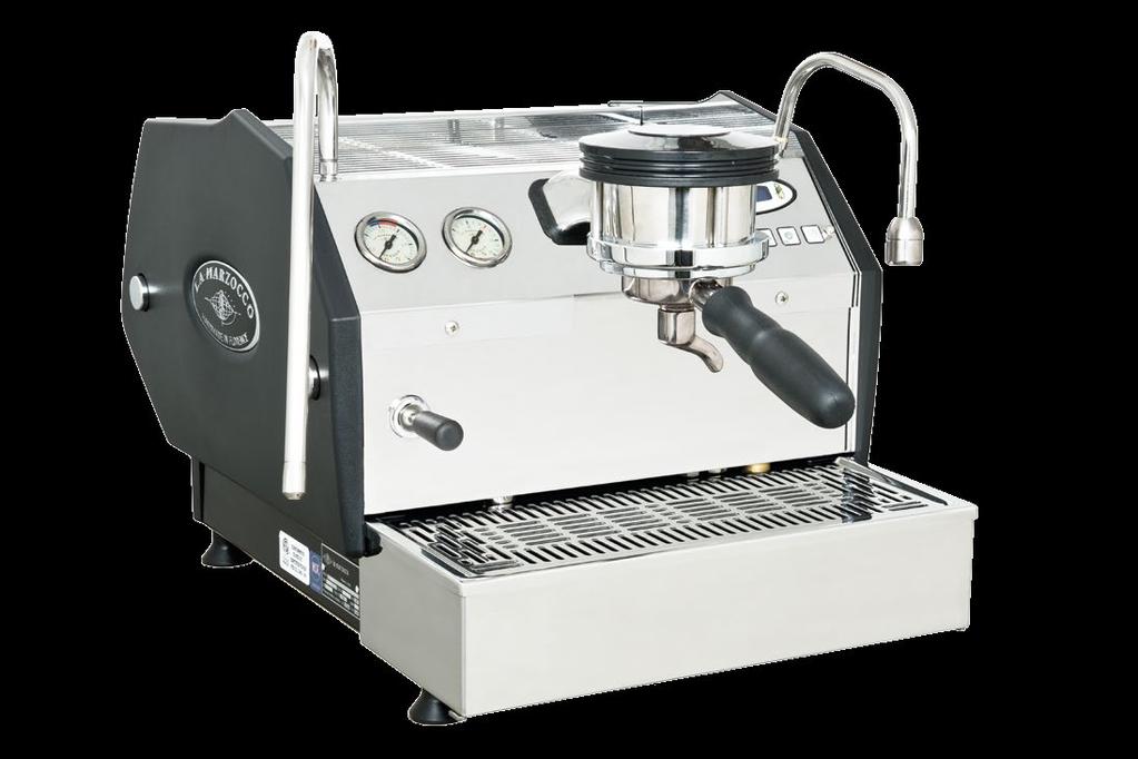 FULL gs3 dopřejte si výkonnost profesionálního kávovaru i doma Elegantní espresso kávovar vyrobený pro domácí použití Vývojáři v La Marzocco použili nejpokročilejší technologie a převedli je do
