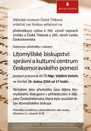 dubna 2018: zavřeno SEMINÁŘ PRO ZAČÍNAJÍCÍ RODOPISCE Je určený zájemcům o poznání rodinných kořenů, a to zejména začátečníkům. Probíhá vždy 1. úterý v měsíci. Příští setkání se uskuteční v úterý 3.