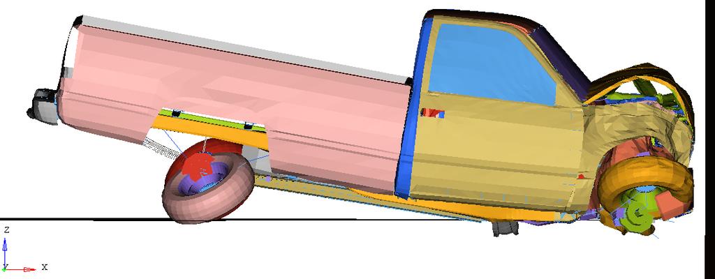 Modely Geo Metro a Chevrolet C500, dále označené jako Geo a Pick up, bylo nutné navíc doplnit o kontakt mezi koly a nápravami.