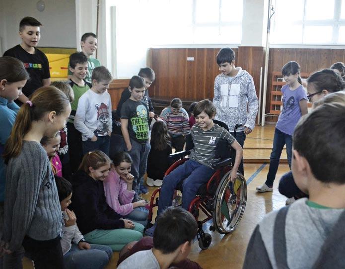 HANDICAPEM S ŽÁKY NA ZÁKLADNÍ ŠKOLE ZŠ a MŠ náměstí 28.