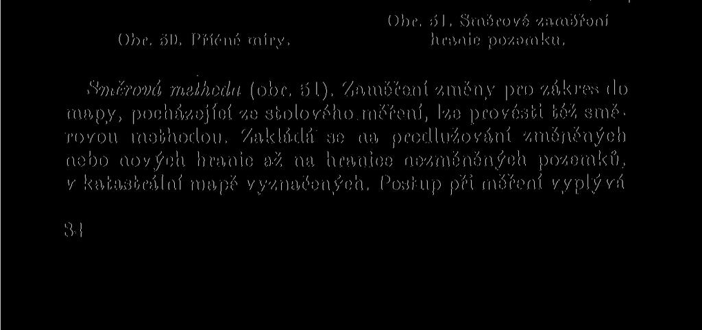 lovati spojnicemi 1-8, 2-8,... atd., jimž se říká příčné míry.