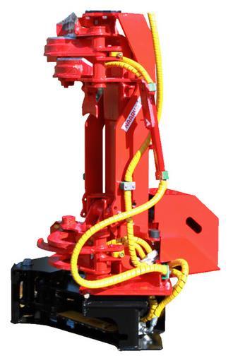 Potřebný průtok oleje je jen 40 l/min. a instalace je snadná, protože není zapotřebí žádná přídavná hydraulika nebo elektro. Všechny funkce jsou ovládány pouze ventilem pro otevření/zavření drapáku.