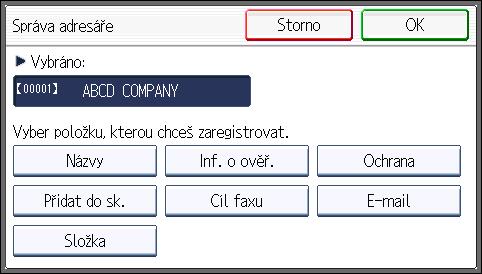 Základní postup při použití funkce skenování do složky 10. Stiskněte [Výstup].