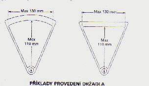 77 7. Držadlo. Držadlo musí být konstruováno jako jednoduchá nebo dvojitá smyčka, musí být tuhé, bez jakýchkoliv kloubových spojů. Při hodu se nesmí podstatně prodloužit.