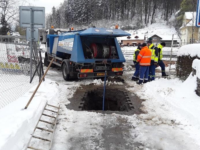 oprava vodovodu v ulici Krátká z důvodu nevyhovujícího technického stavu a nové