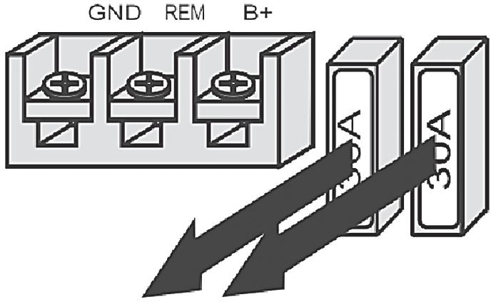 4. Zesílení basů Zesiluje frekvence o 50 Hz na maximálně 12 db. 5. Zesílení výšek Zesiluje frekvence o 10 KHz na maximálně 12 db. 6. Ovládání hlasitosti Reguluje hlasitost zesilovače.