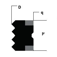 TĚSNÍCÍ LÍMCE PRO ROTAČNÍ POHYB / COLLARS FOR ROTATING MOVEMENTS D d h Zástavba Housing Reference Crossref.