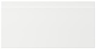 DVÍŘKA A ČELA ZÁSUVEK VOXTORP Barva: matná bílá. Materiál: dřevotříska s fólií. Hladká a lesklá dvířka VOXTORP mají vestavěné úchytky. Do vaší kuchyně vnesou čisté linie a moderní vzhled.