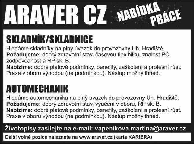 26 ŘÁDKOVÁ INZERCE Pondělí 20. listopadu 2017 VZPOMÍNKY Dne 19. listopadu 2008 nás nečekaně opustil můj milovaný manžel pan FRANTIŠEK ŠOPÍK. Vzpomínáme.