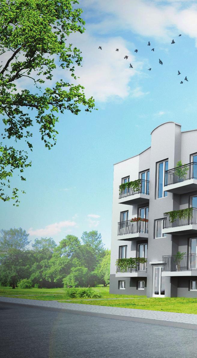 O PROJEKTU Moderní bytový dům roste v samotném srdci Zbůchu, na okraji malebného a nově zrekonstruovaného náměstíčka.