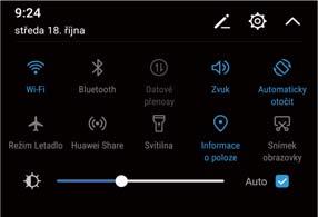 4 Vyberte síť Wi-Fi, ke které se chcete připojit.