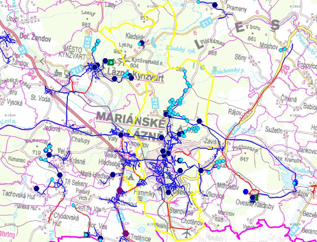 (karta obce: CZ041_0077_01) D. VODOVODY D.1 POTŘEBA VODY Z BILANCE Rok: Základní parametry: Ozn.