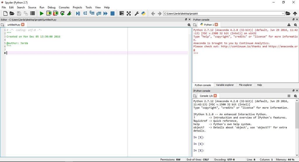 Druhým, pro tuto simulaci nezbytným, programem je tzv.