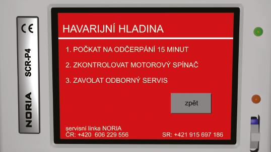 zajistí přečerpání do tlakového potrubí v obci.
