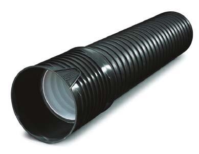 Vyrábí se v průměrech 160 až 800 mm a v délkách 1 m, 3 m a 6 m. X-Stream Korugované potrubí z polypropylenu (PP). Určeno k odvádění splaškových a dešťových vod.