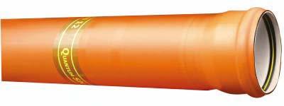 Vyrábí se v průměrech od 150 do 800 mm a v délkách 6 m (3 m na objednávku). KG2000 Hladké potrubí z polypropylenu (PP), se schopností odolávat horké vodě až do max. 90 C.