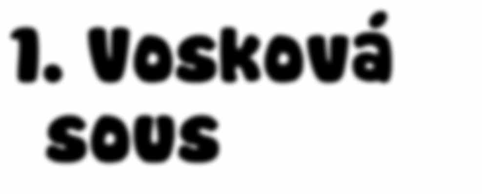 mezistěny voskového výlisku,