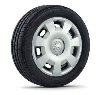 16" pro pneumatiky s rozměry 215/45 R16, v černé metalické barvě Matone 6V0 071 495C FL8 Kolo z lehké slitiny 6,0J 15" pro pneumatiky s rozměry 185/60 R15, v černé barvě Dakara 5JA 071 455 Kryty kol