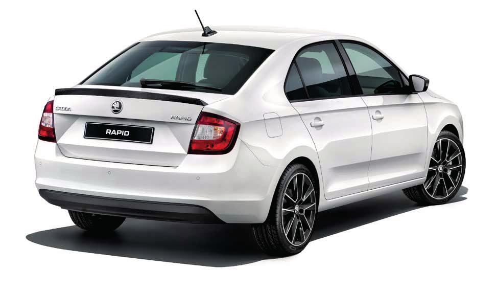 9 8 SPORT & DESIGN RAPID je celý o výrazných liniích a čistých plochách.