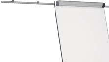 Flipchart Eurochart BR magnetický bílý lakovaný kovový povrch tabule je zvlášť vhodný pro suché popisovače, magnety,