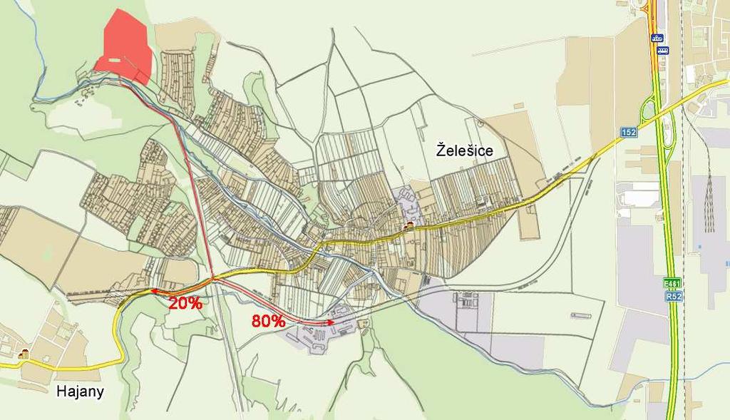 4. NÁROKY NA DOPRAVNÍ A JINOU INFRASTRUKTURU Expedice suroviny bude probíhat z příslušných sil a dočasných skládek hotových výrobků, v nichž bude materiál uložen do doby expedice dle jednotlivých