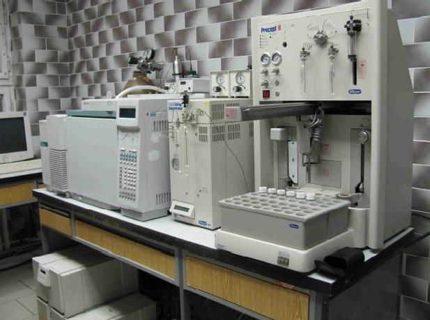 Obrázek 21: Plynový chromatograf s hmotnostním detektorem (GC-MS) 3.4 