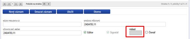 Přístup k projektu - Role III. 2. Role Čtenář - projektová žádost zobrazena k náhledu 3. Role Editor - možnost zápisu změn v projektové žádosti 4.