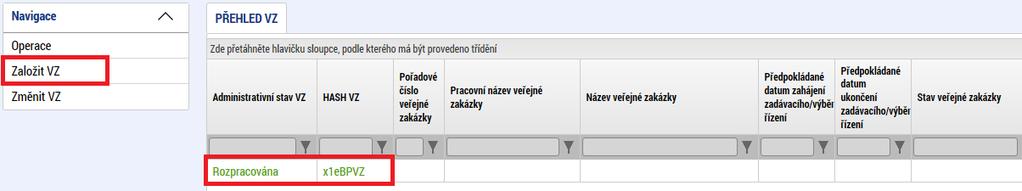 Jedná se o samostatný modul (množina záložek), který funguje nezávisle na projektové žádosti, žádostech o změnu a zprávách o realizaci.