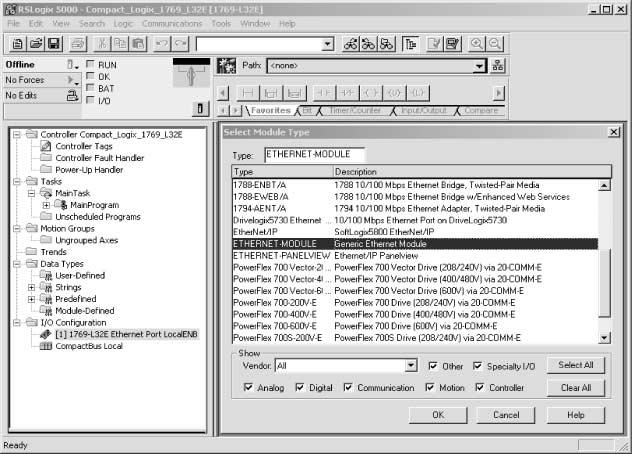 Konfigurace a uvedení do provozu 4 Konfigurace masteru (EtherNet/IP-Scanner) 4.