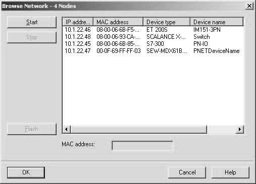 Konfigurace a uvedení do provozu Konfigurace masteru (zařízení PROFINET IO-Controller) 5 Zadání parametrů IP adresy V rámci STEP7 HWCONFIG zvolte v menu položku [Target system] (cílový systém) /