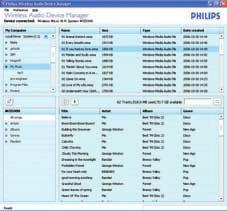 Import hudby z PC Importovat hudbu z PC do MCi500H a spravovat soubory vám pomůže program WADM (Wireless Audio Device Manager) z přiloženého PC instalátoru.