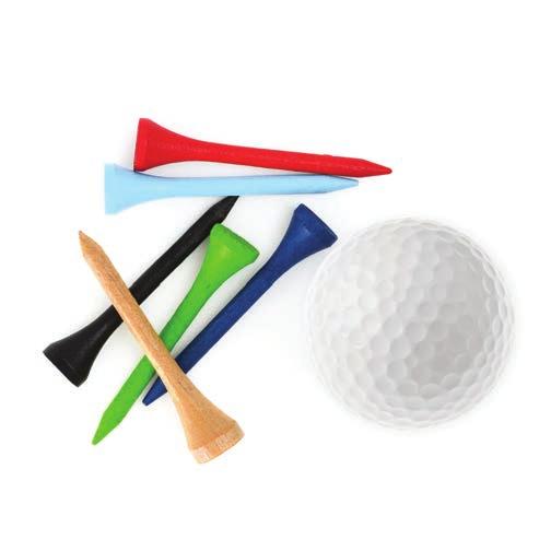 GOLFOVÉ VYBAVENÍ Další golfové vybavení Hole máte. Co potřebujete dál? Hole v bagu jsou základ, ale na hřišti se neobejdete ani bez dalších pomůcek. Samozřejmě musíte mít míče.