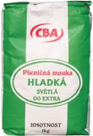 za 14,90 Kč 1 00 CBA Mouka hladká, polohrubá,