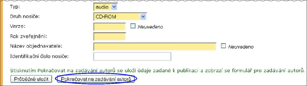 12 MOJE PUBLIKACE nebo u nevykazovaných publikací povinné pro úplnou citaci mají své editační pole žlutě podbarveno. Specifickým údajem, který se často vyplňuje, je ISBN.