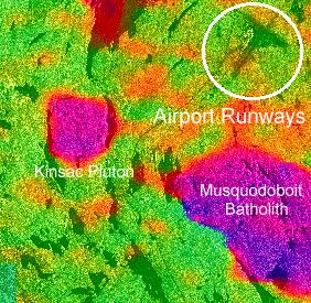 Radiometrická mapa okolí